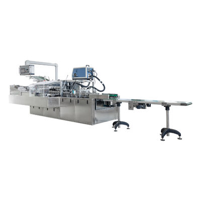 65 scatole/min Efficienza di produzione Cartone scatola macchina di imballaggio per rulli di foglio di alluminio