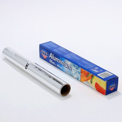 Logo personalizzato Rollo di foglio di alluminio per uso domestico 8011 argento per imballaggio e cottura alimentare