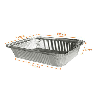 Contenitore di utensili da tavola da pranzo da asporto Padelle in foglio di alluminio per vassoio da barbecue e imballaggi alimentari