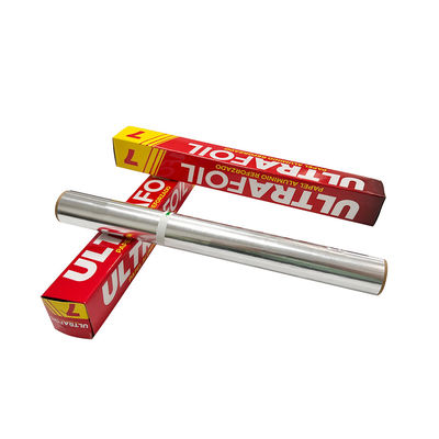 30cm 45cm Grado alimentare Formaggio torrefazione Bbq Rollo di carta di foglio di alluminio riciclabile con tagliatore