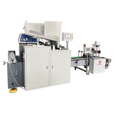 Macchina di riavvolgimento di fogli di alluminio a chiusura di etichette corte completamente automatica Potenza 4,5 kW