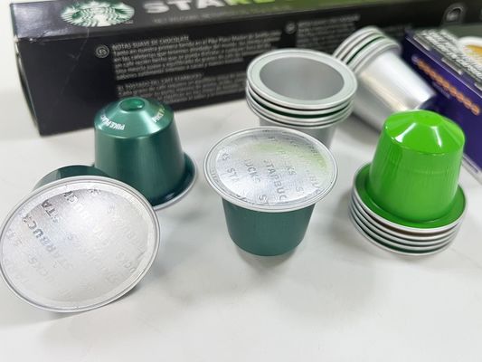 Copertina per capsule di caffè in foglio di alluminio