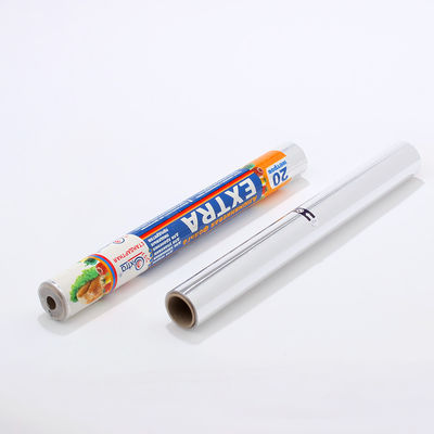 Cucina rotolo di foglio di alluminio di larghezza personalizzata con pellicola di plastica e superficie lubrificata