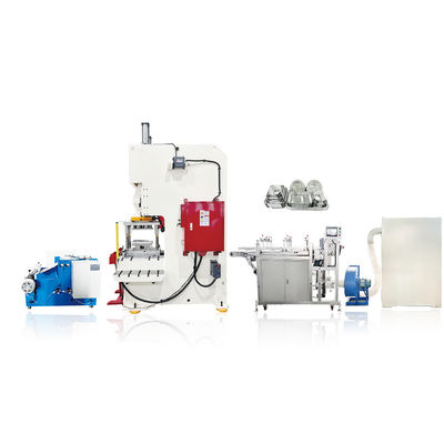 Macchina per la stampa automatica di contenitori di foglio di alluminio con larghezza massima di 750 mm OEM