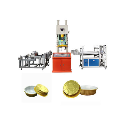 Macchina per la stampa automatica di contenitori di foglio di alluminio con larghezza massima di 750 mm OEM