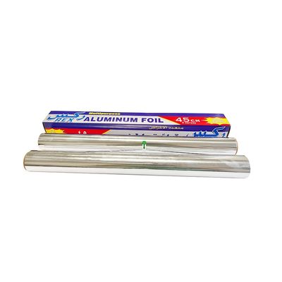 Cucina lunghezza personalizzata 8011 foglio di alluminio per uso domestico carta da imballaggio roll logo personalizzato