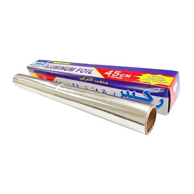 Cucina lunghezza personalizzata 8011 foglio di alluminio per uso domestico carta da imballaggio roll logo personalizzato