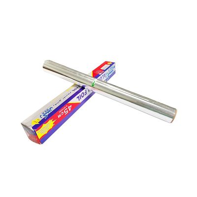 Cucina lunghezza personalizzata 8011 foglio di alluminio per uso domestico carta da imballaggio roll logo personalizzato