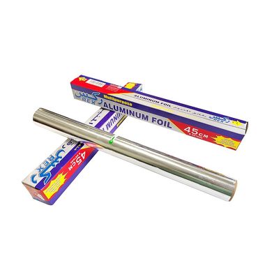 Cucina lunghezza personalizzata 8011 foglio di alluminio per uso domestico carta da imballaggio roll logo personalizzato