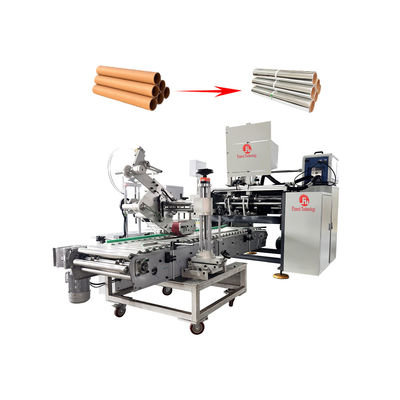 Macchina di riavvolgimento di fogli di alluminio completamente automatica con frizione magnetica a polvere 25N.m.