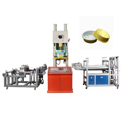 50-78 Slider Stroke Times Automatic Aluminium Foil Container Manufacturing Machine