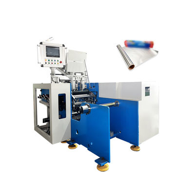 120-450 mm Larghezza del materiale Macchine di taglio e riavvolgimento di rulli di foglio di alluminio per uso domestico