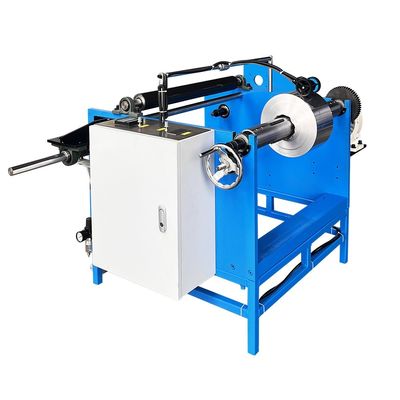 Macchina di riavvolgimento manuale di fogli di alluminio per piccoli usi domestici con una capacità di 350 kg