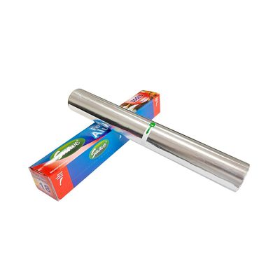 Rulli di foglio di alluminio per uso domestico in argento 8011 per imballaggi da asporto di qualità alimentare