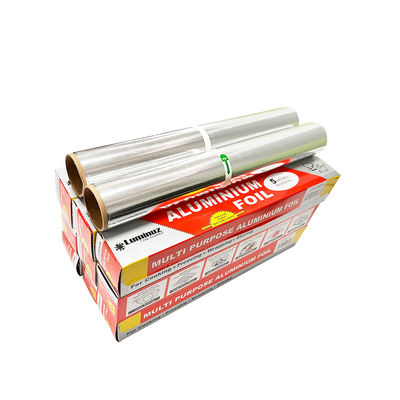 30 micron carta di alluminio 10m con superficie lubrificata per imballaggi alimentari