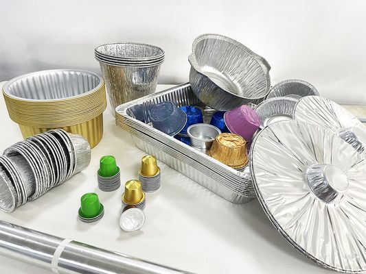Tipo di processo Forno di stampaggio della pasta di carta Scatola di foglio di alluminio Imballaggio alimentare ecologico