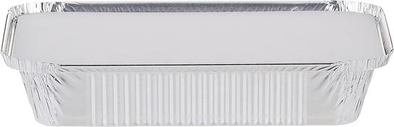 Grado alimentare 8011 Piastra di alluminio usa e getta piatto alimentare rettangolo 8389 con coperchio di carta
