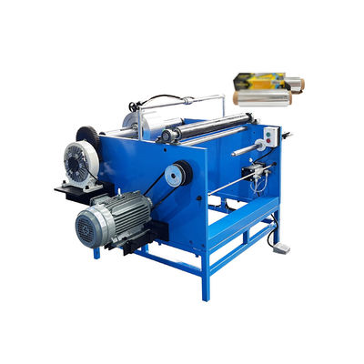 Macchina di riavvolgimento manuale di pellicole di stiramento azionata elettricamente per materiali di imballaggio in plastica