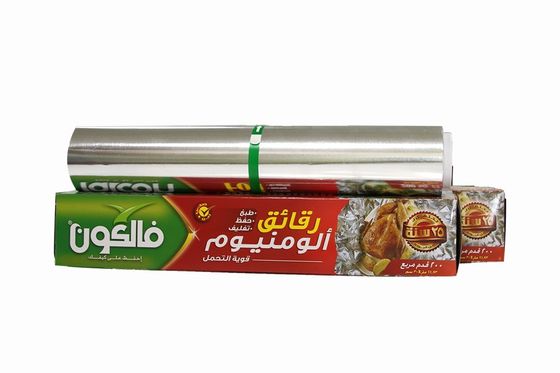 62m di carta di alluminio in foglio d'argento di alluminio per cucina con logo personalizzato