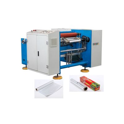 Produttore semiautomatico di fogli di alluminio per la ricarica di carta da forno a rotoli di fogli di alluminio