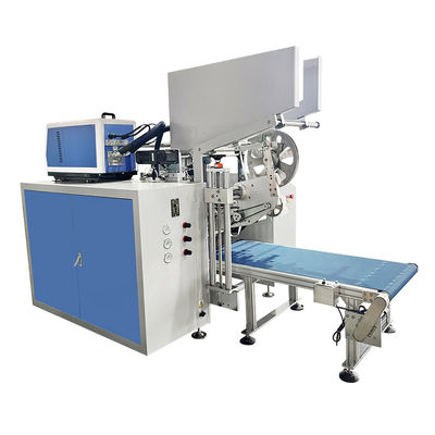 Macchina di ripiegamento automatica per la taglio di fogli di alluminio per rotoli di carta da forno e rotoli di fogli di PVC