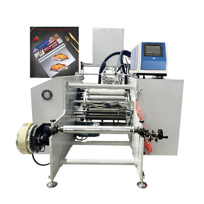 Macchina di ripiegamento automatica per la taglio di fogli di alluminio per rotoli di carta da forno e rotoli di fogli di PVC