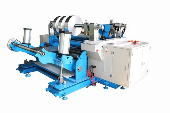 1650mm Aluminum Foil Roll Slitter Rewinder Machine per l'imballaggio di casse Pressione dell'aria 0,6Mpa