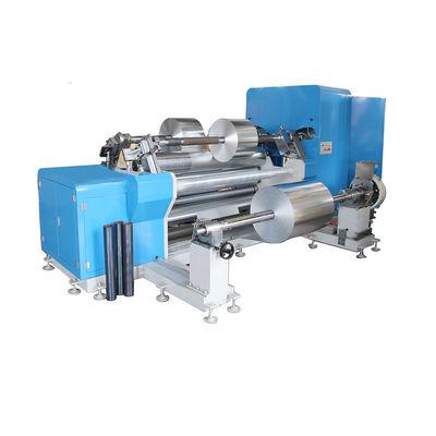 Fabbrica di alimenti 3700 * 1800 * 1500mm Macchina automatica di taglio e riavvolgimento di fogli di alluminio