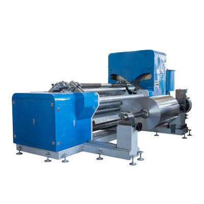 Fabbrica di alimenti 3700 * 1800 * 1500mm Macchina automatica di taglio e riavvolgimento di fogli di alluminio